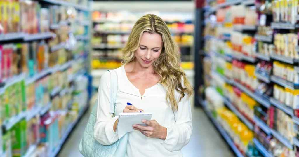 érdemes felkészülten vásárolni indulni, nem veszünk felesleges és csábító ételeket, amik cukrot tartalmaznak.