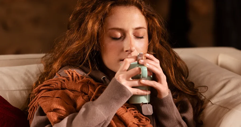 Nyugodt esti környezet, amely segíti a regenerációt és a nap lezárását